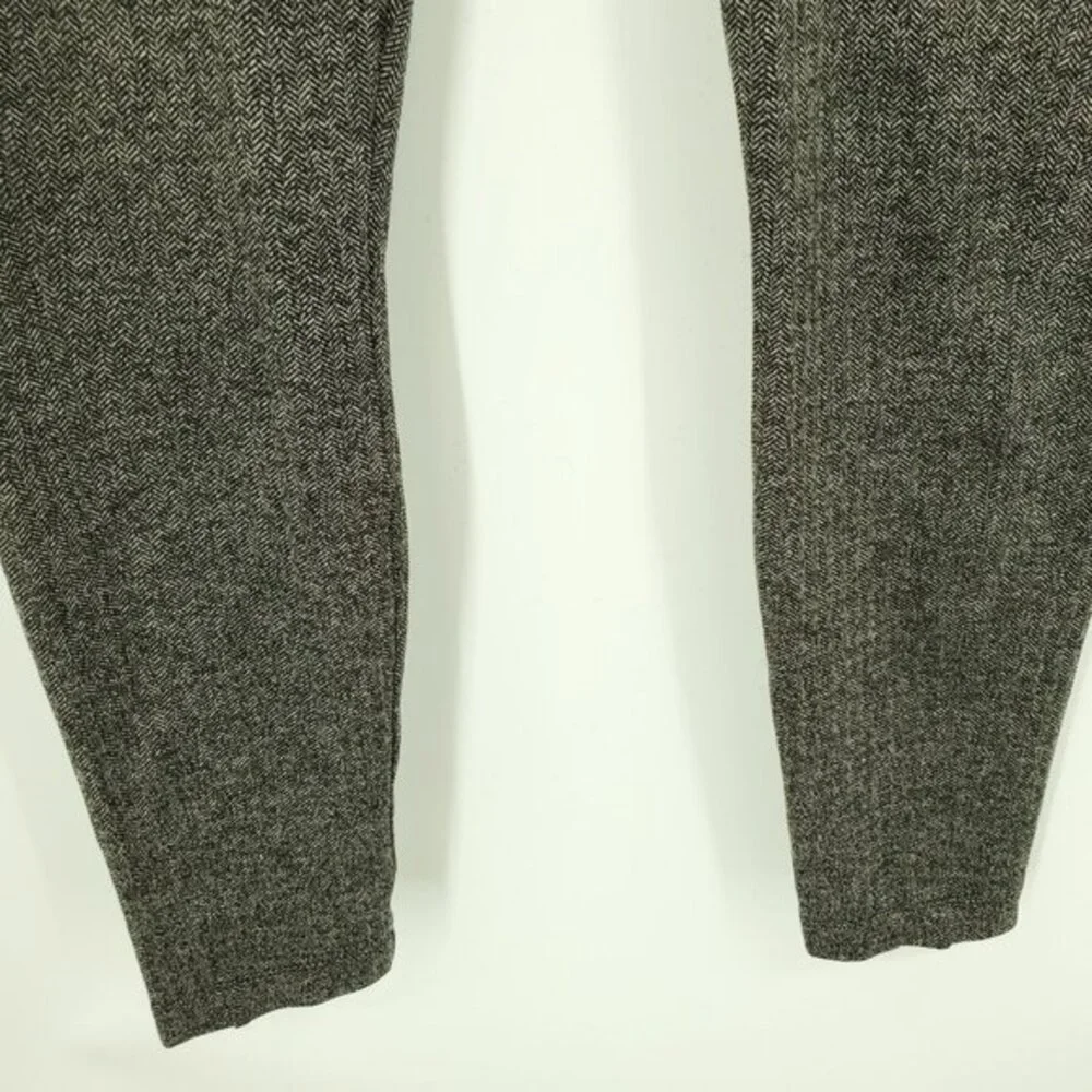 Athleta Delancey Herringbone Tight M Black/Abalone Gray